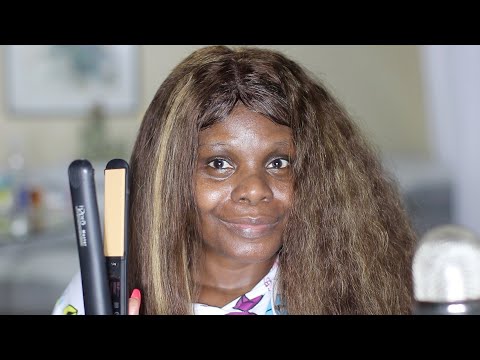 Straightening My Hair (ASMR)