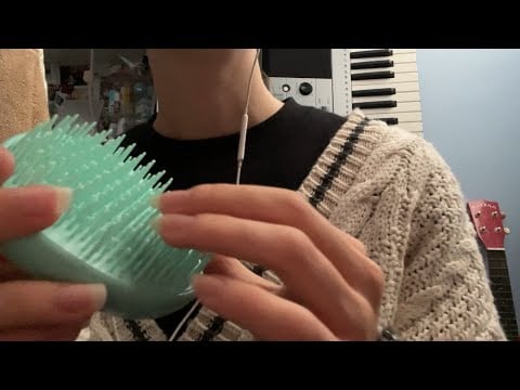 asmr hand tracing, sharp & dull test, eyes closed intuition