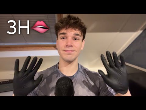 ASMR GENTLE MOUTH SOUNDS with Gloves for Sleep and Relaxation (3 HOURS)