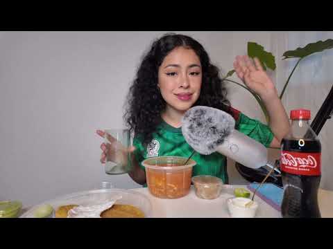 ASMR / COMIENDO POZOLE MEXICANO