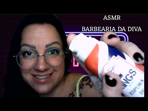 ASMR-ROLEPLAY BARBEARIA DA DIVA #asmr #arrepios #relax #asmrvideos #rumo20k