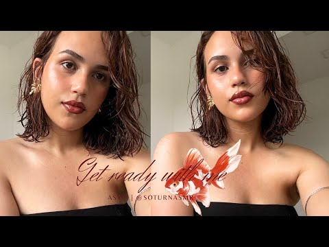 ASMR | ARRUME-SE COMIGO PARA GRAVAR VÍDEO + CONVERSA 🎍 | soft spoken & tapping #asmrvideo