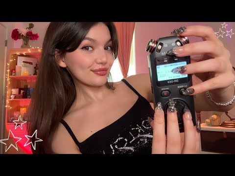 Intense Tascam ASMR | Fast and Aggressive Mouth Sounds, Mic Triggers, Ear to Ear Whispers, More!