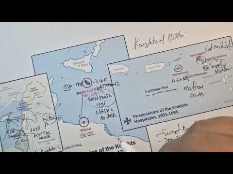 ASMR: Knights of Malta - The Order that transformed Malta Into a Fortress | ASMR History & tracing
