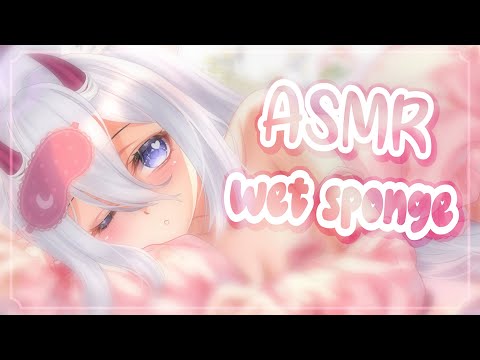 Quick ASMR Relief: Wet dripping sponge squeezing ASMR 🧼| No Talking