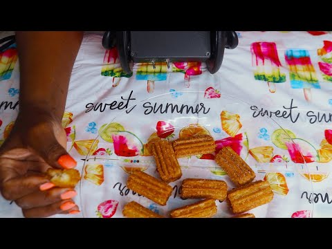 Jack In The Box Churros ASMR Eating Sounds