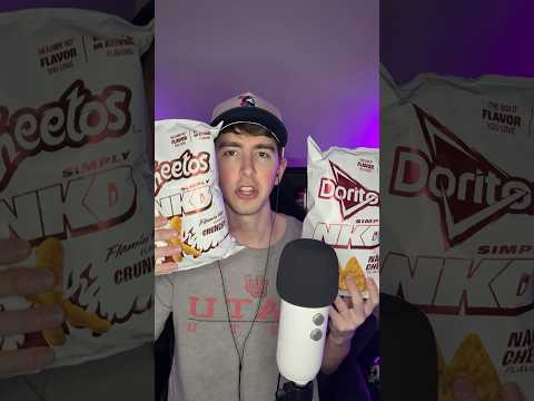 Trying the New NKD Cheetos and Doritos ASMR