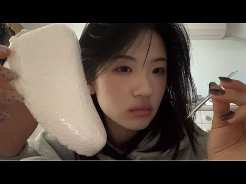 발 주사 asmr Feet injection