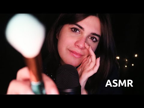 ASMR | TI RILASSO CON QUESTO BRUSHING CAMERA + INAUDIBLE WHISPERING😴