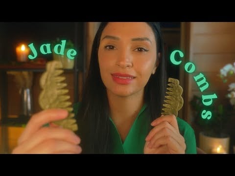 ASMR for Sleep | Hair Brushing with Little Talking