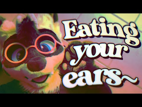 Furry ASMR | Rali eats your ears uwu (ear noms/licking)
