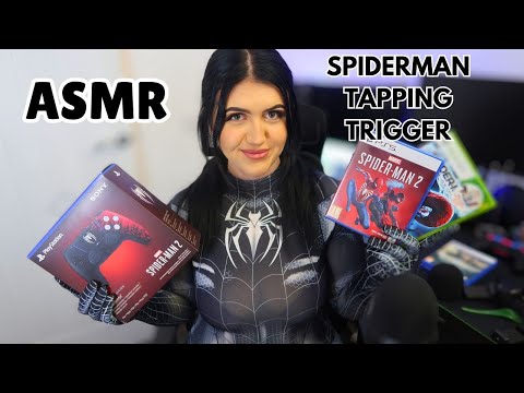 Spiderman Asmr Tapping Triggers + Video Game Sounds 🕷️