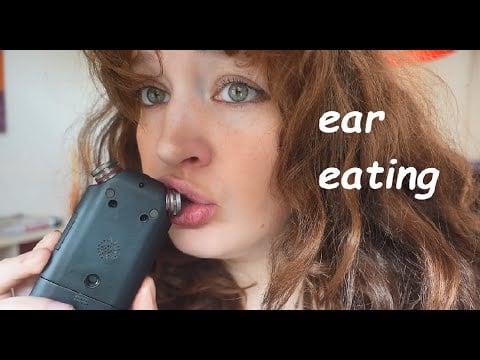 INTENSE ear eating and mouth sounds, ASMR (no talking, mic biting)