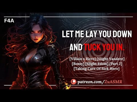 Dominant Villain Forces You To Stay In Bed [F4A] [Fdom] [Sick Hero] [Bossy] [Yandere][ASMR Roleplay]