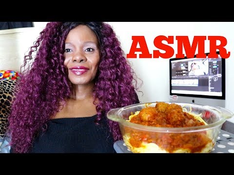 Best Spaghetti DinnerASMR Eating Sound | Veggie Meat Balls 😍| Spirit Payton