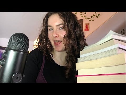 ASMR || Big Book Haul- Bookish triggers📖