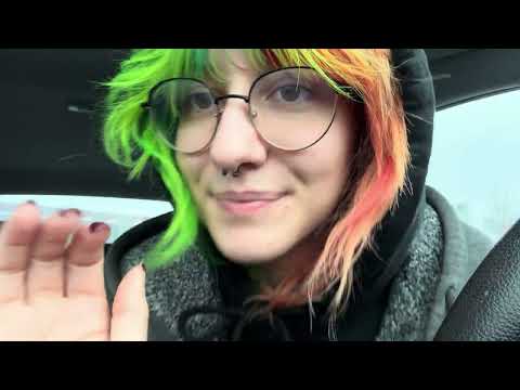 ASMR rainy day in my car lofi 