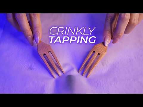 ASMR Addictive Crinkly Tapping Triggers for Deep Brain Tingles (No Talking)