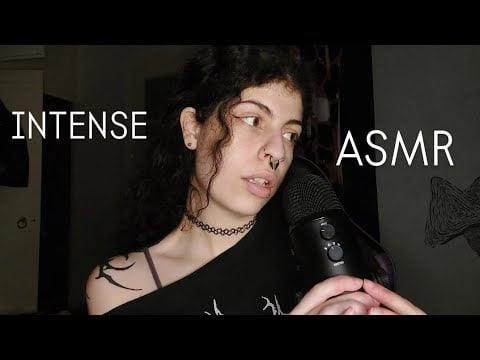 ASMR close-up MOUTH SOUNDS & Lipgloss Application with hand sounds 