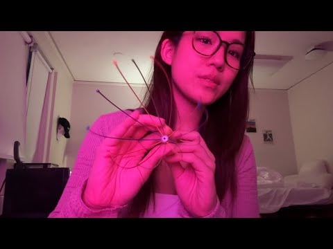 ASMR lofi ear to ear whispers, tapping, visual triggers | LIFE UPDATE❣️