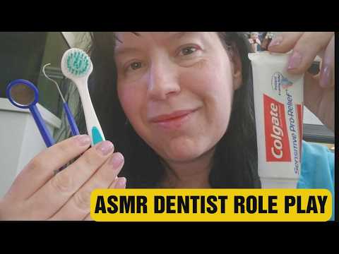 ASMR Do you have a Phobia of the Dentist? Let this video HELP / CALM you.. Dentist RP