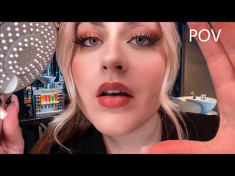 ASMR Deutsch Am besten bewerteter Friseursalon 💇🏻‍♀️ 100% realistische Sounds Friseur Roleplay