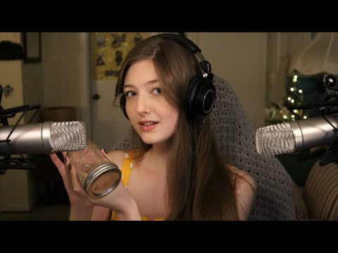 ASMR Mason Jar Sounds - Tapping & Water (No Talking)