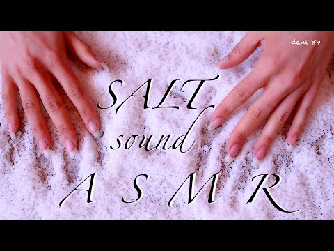 😍👉🏻 NEW intense binaural ASMR 🤩 SALT SOUND 💤↬ Super tingly ↫ So different sound assortment 👈🏻