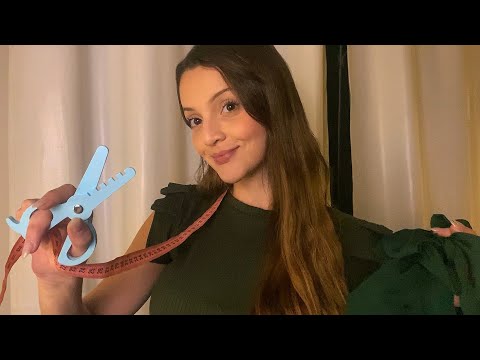 ASMR ROLEPLAY | Costureira Faz Ultimos Ajustes  Na Sua Roupa Sob Medida