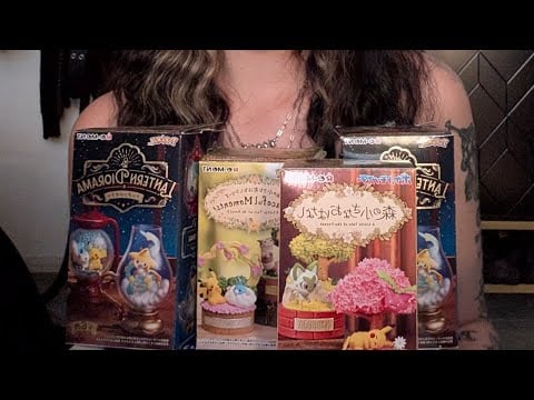 ASMR🖤 Pokemon Blind Boxes, Whispers, Rambles, Miscellaneous Triggers