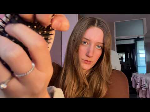 ASMR fast & aggressive haircut 💇‍♀️ 