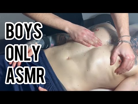 ASMR Professional Chest Massage for Tattooed Bodybuilder | Deep Relaxation & Muscle Recovery