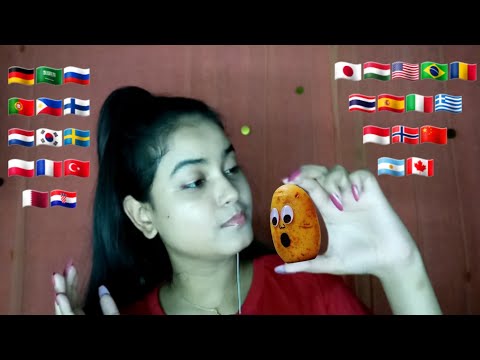 ASMR *POTATO* in 25+ Different Languages with Tingly Mouth Sounds