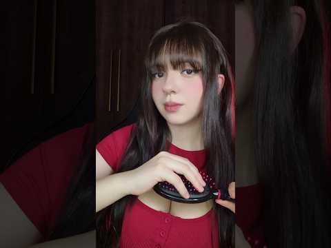 asmr pranchando seu cabelo #asmr #asmrsounds #satisfyling #asmrsounds