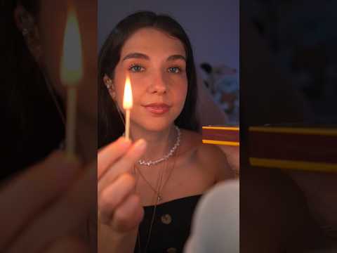 ASMR encendiendo una velita 🕯✨️ #asmr #shorts