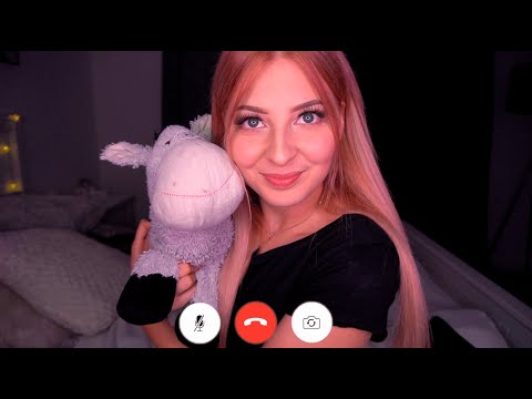 DEINE BESTE FREUNDIN ERKLÄRT DIR ASMR & BRINGT DICH ZUM SCHLAFEN PER FACETIME 😴 • ASMR ROLEPLAY 💗