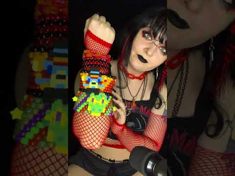 Kandi Cuffs ASMR FNAF Bead Tapping