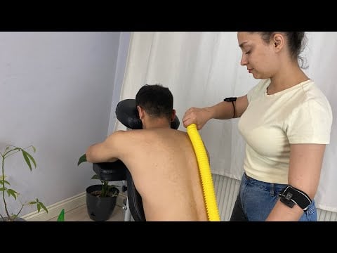 ASMR Massage Sedef - Chair massage with hammer
