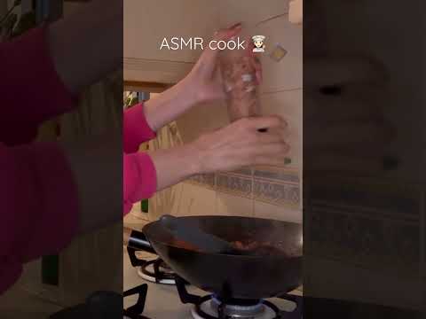 ASMR cooking / short ASMR video / ای ای ام آر فارسی