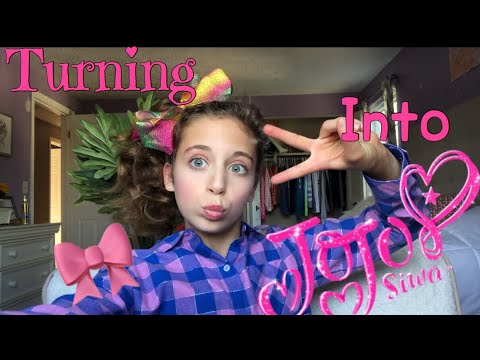 Turning Into JOJO SIWA!!!!😱🎀