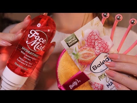 ASMR Taking Care Of You ❤️ Skincare, hair brushing, personal attention (no talking, layered sounds)