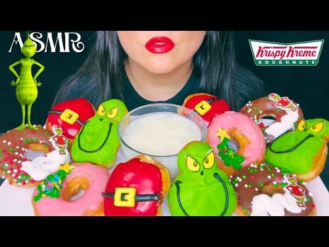 Krispy Kreme ASMR Mukbang - Sweet & Satisfying! 🍩