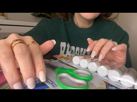 ASMR/Pure Tapping Bliss/Back To School Sounds/NO TALKING