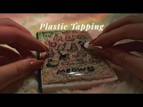 ASMR Tapping on Plastic ✨ Addictive Tingly Sounds👑 (No Talking, No Mouth Sounds)