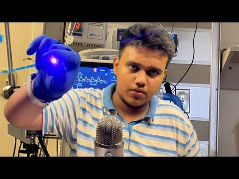 ASMR Realistic Cranial Nerve Exam Fast