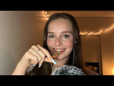 ASMR CANDY MUKBANG (Pop Rocks, Nerds) w/ MOUTH SOUNDS