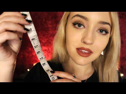 ASMR Face Measuring Very Close Up