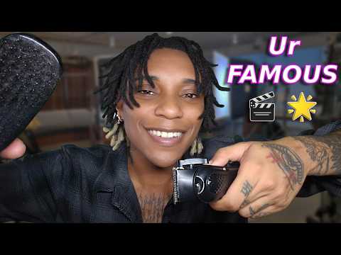 ASMR You're a Famous Actor & Im Giving You a Haircut on Set 🎬