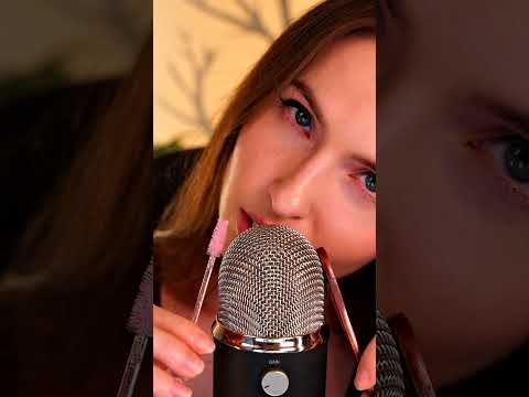 ASMR Inaudible Whispering / Honey Spoon / Spoolie Nibbling