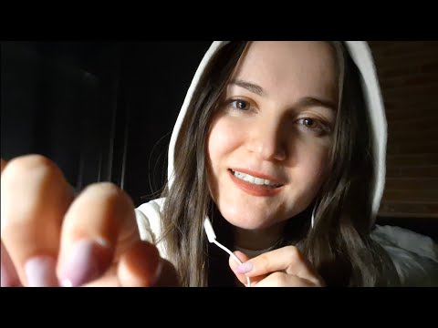 ASMR Visual Triggers Close Up Whispers and Mouth sounds( Lofi, soft rambles)